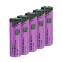 Tadiran Aanbieding: 5 x Tadiran SL-360 / AA batterij (3.6V, 2400 mAh, Li-SOCl2)  ATA00070