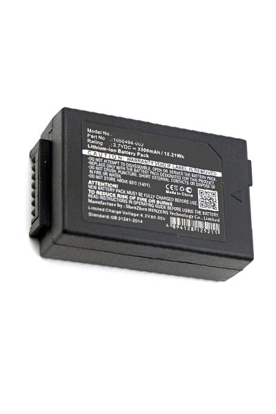 Teklogix 1050494-002 accu (3300 mAh, 123accu huismerk)  ATE00102 - 1