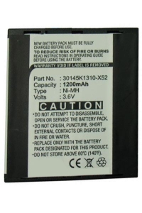 Telekom 30145-K1310-X52 accu (1200 mAh, 123accu huismerk)  ATE00040