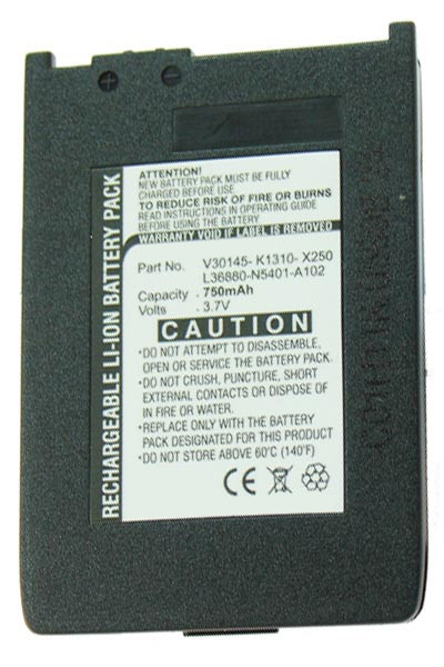 Telekom L36880-N5401-A102 / V30145-K1310-X127 accu (750 mAh, 123accu huismerk)  ATE00075 - 1