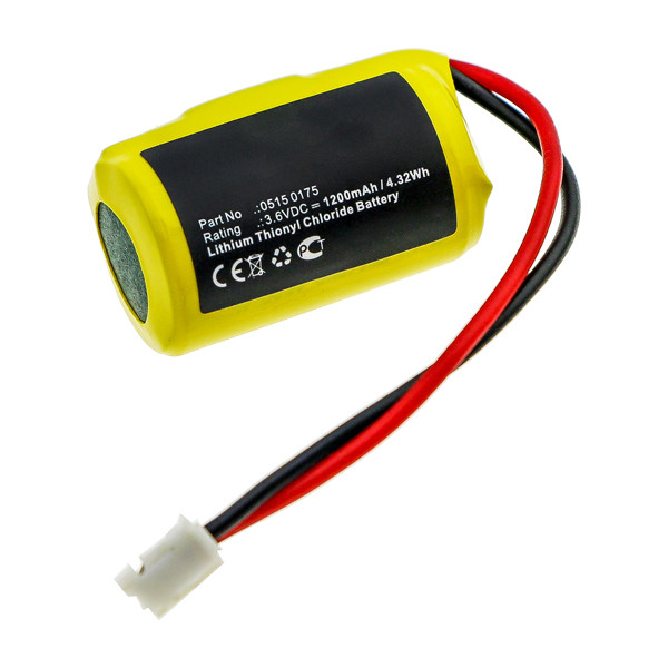 Testo 0515 0175 accu (3.6 V, 1200 mAh, 123accu huismerk)  ATE00176 - 1