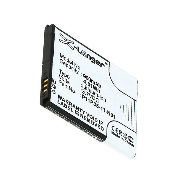 Texas Instruments 3.7L12005SPA / P11P35-11-N01 accu (900mAh, 123accu huismerk) ATE00078 - 1