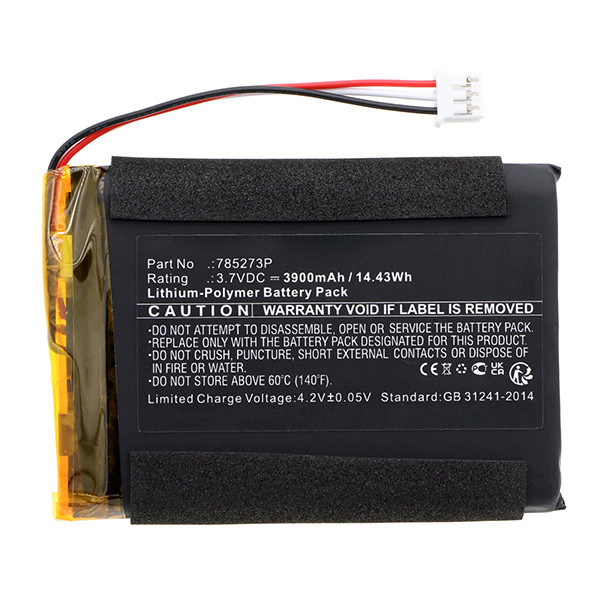 Tigermedia 785273P accu (3.7 V, 3900 mAh, 123accu huismerk)  ATI00019 - 2