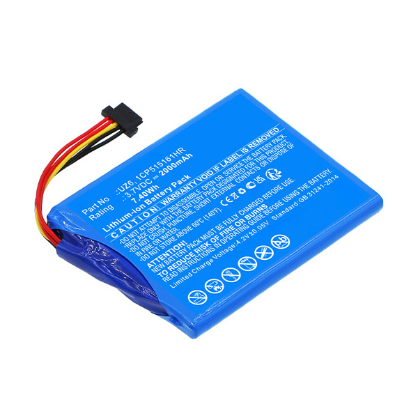 TomTom UZ6 / PA-TMU6Z accu (2000 mAh, 123accu huismerk)  ATO00585 - 1