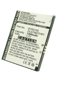 Toshiba BTR5700 / DC070623YBY accu (1200 mAh, 123accu huismerk)  ATO00039