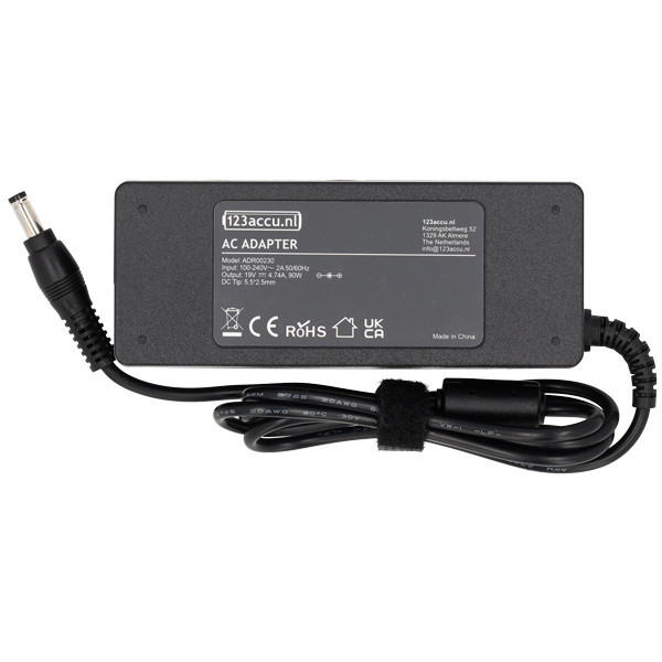 Toshiba Dynabook adapter (19 V, 4.74 A, 90 W, 5.5 x 2.5 plugmaat, 123accu huismerk) ATO00060 - 3