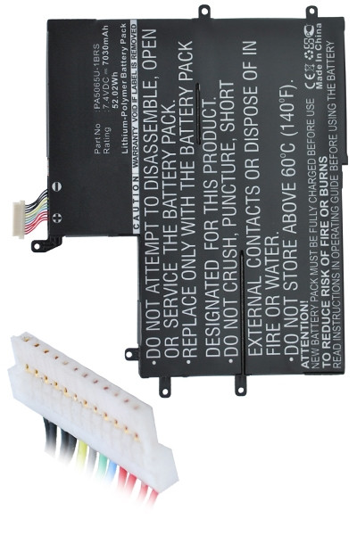 Toshiba G71C000EH110 / PA5065U-1BRS accu (7.4 V, 7030 mAh, 123accu huismerk)  ATO00260 - 1