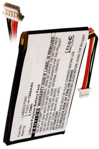 Toshiba LAB503759C accu (1000 mAh, 123accu huismerk)  ATO00033