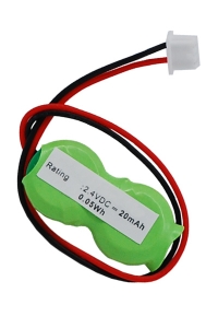 Toshiba P000257640 / P000268840 accu (2.4 V, 20 mAh, 123accu huismerk)  ATO00267