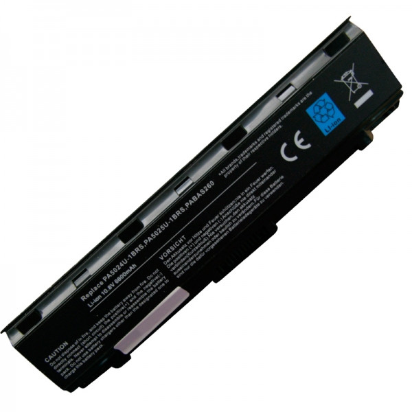 Toshiba PA5024U-1BRS / PA5023U-1BRS accu (10.8 V, 6600 mAh, 123accu huismerk)  ATO00273 - 1