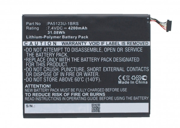 Toshiba PA5123U-1BRS accu (4200 mAh, 123accu huismerk)  ATO00250 - 1