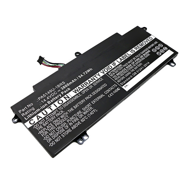 Toshiba PA5149U-1BRS accu (14.4 V, 3800 mAh, 123accu huismerk)  ATO00453 - 1