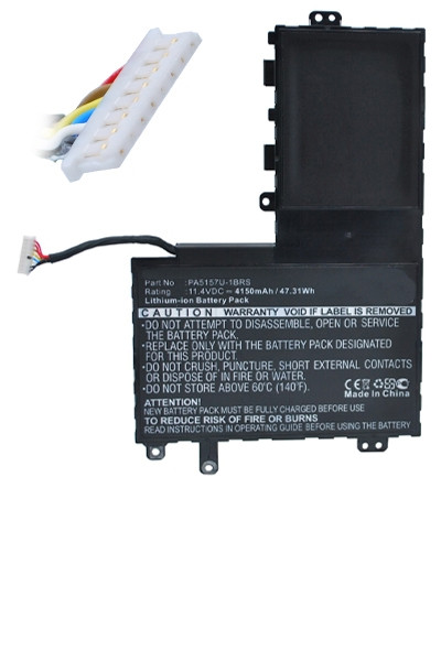 Toshiba PA5157U-1BRS accu (11.4 V, 4150 mAh, 123accu huismerk)  ATO00263 - 1