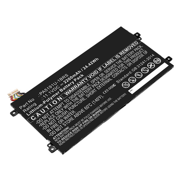 Toshiba PA5191U-1BRS accu (11.1 V, 2200 mAh, 123accu huismerk)  ATO00567 - 1