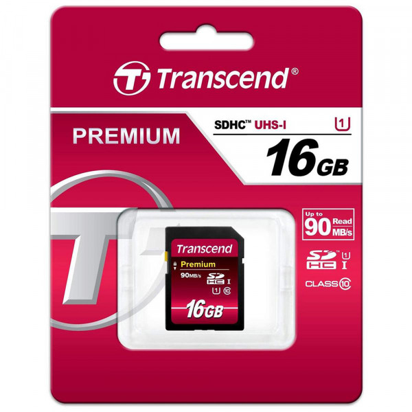 Transcend SDHC geheugenkaart class 10 - 16GB  ATR00114 - 1