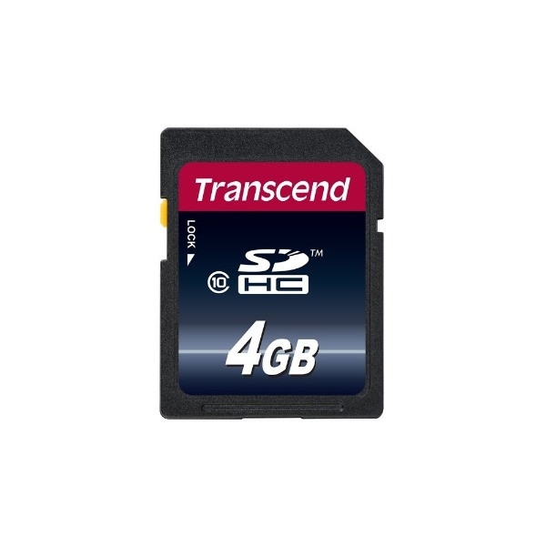 Transcend SDHC geheugenkaart class 10 - 4GB  ATR00108 - 1