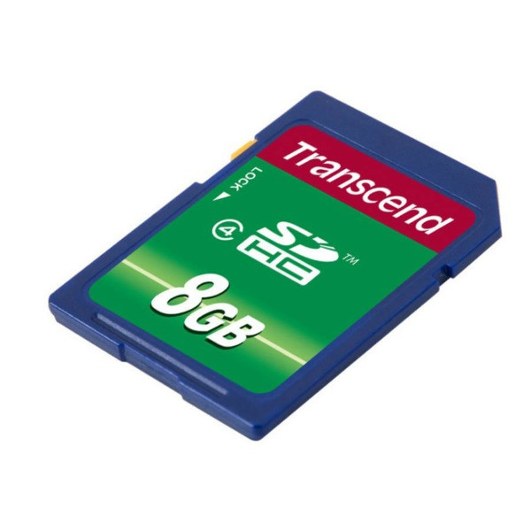 Transcend SDHC geheugenkaart class 4 - 8GB  ATR00106 - 1