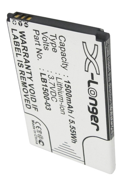 TrekStor HB4F1 / LB1500-03 accu (1500 mAh, 123accu huismerk)  ATR00121 - 1