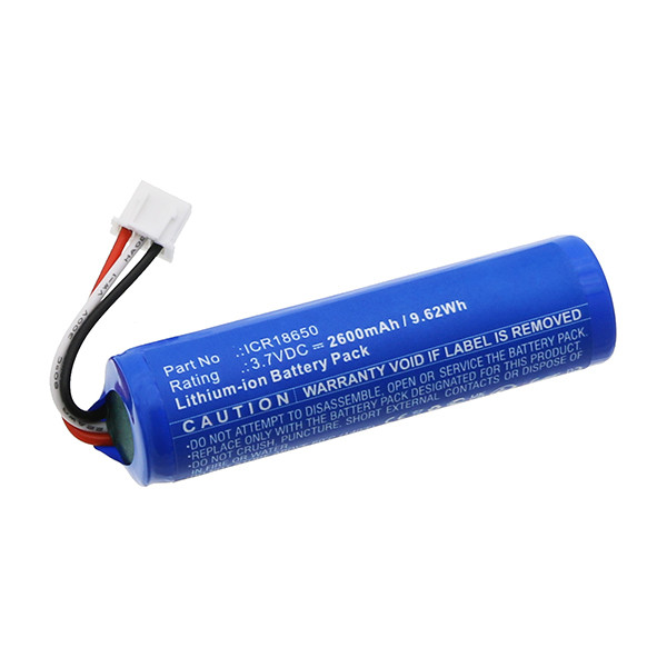 Triplett ICR18650 accu (3,7 V, Li-ion, 2600mAh, 123accu huismerk)  ATR00144 - 1