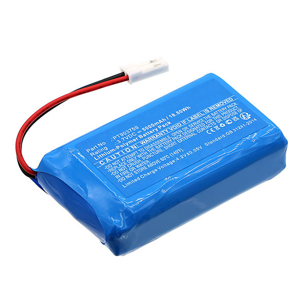 Triplett PT903759 accu (3.7 V, 5000 mAh, 123accu huismerk)  ATR00134 - 1