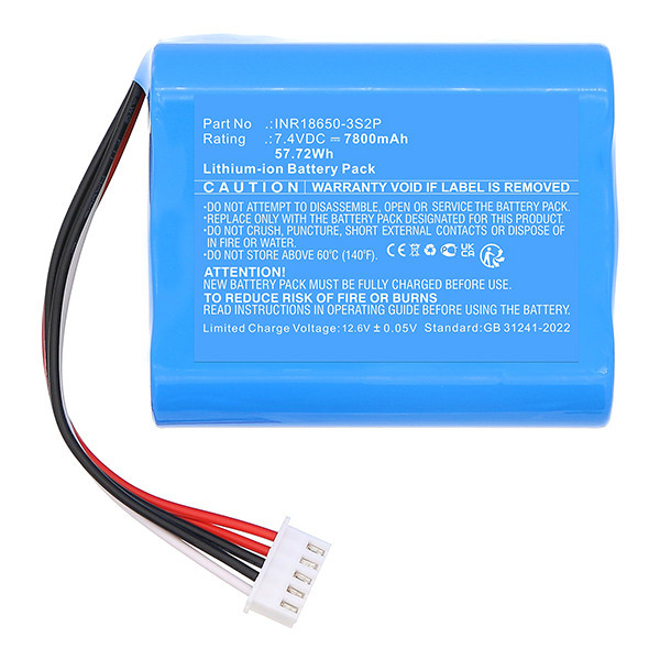 Tronsmart INR18650-3S2P accu (7.4 V, 7800 mAh, 123accu huismerk) ATR00146 - 3