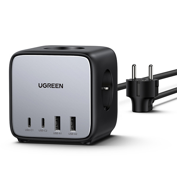 UGREEN DigiNest Cube Power Strip 65W (3x AC, 2x USB-A, 2x USB-C)  AUG00036 - 1