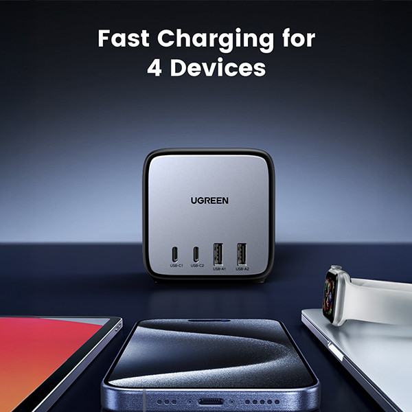 UGREEN DigiNest Cube Power Strip 65W (3x AC, 2x USB-A, 2x USB-C)  AUG00036 - 3