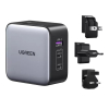 UGREEN GaN Travel Charger 65W (1x USB-A, 2x USB-C, EU/UK/US )  AUG00013