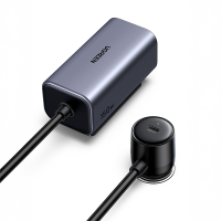 UGREEN GaN USB auto snellader 150W (1x USB en 3x USB-C)  AUG00030