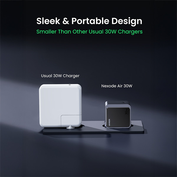 UGREEN Nexode S GaN snellader 30W (1x USB-C PD3.0/QC4.0)  AUG00032 - 3