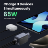 UGREEN Nexode S GaN snellader 65W (1x USB-A, 2x USB-C)  AUG00033 - 3