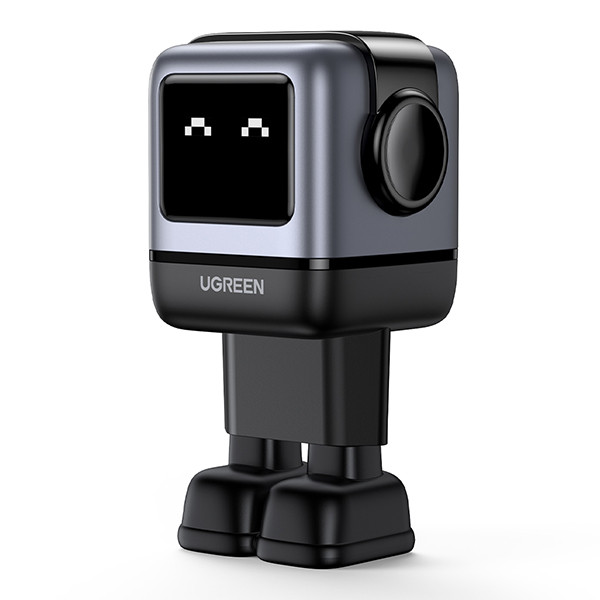 UGREEN Robot GaN Fast Charger 65W zwart (1x USB QC4.0, 2x USB-C QC4.0)  AUG00025 - 1