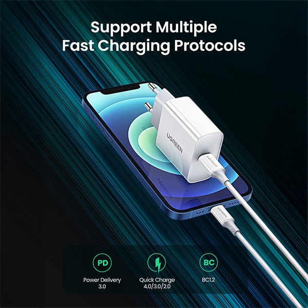 UGREEN USB-C snellader 20W  AUG00035 - 2