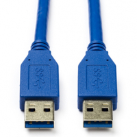 USB-A naar USB-A kabel (2 meter, 123accu huismerk) ANB00149