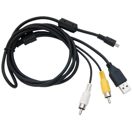 USB / AV aansluiting voor camera (123accu huismerk)  AFU00270 - 1