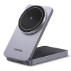 Ugreen W528 2-in-1 magnetische draadloze oplader (15W, donkergrijs) AUG00040 - 1