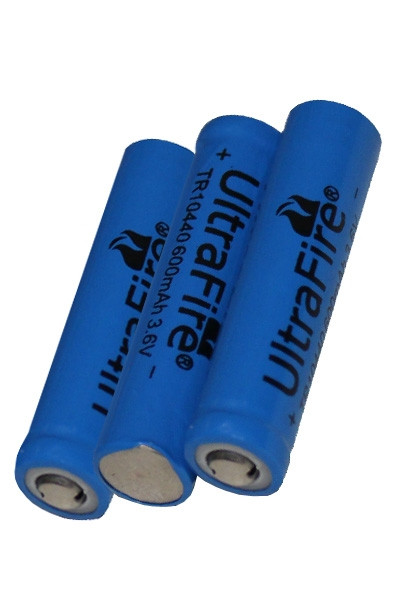 UltraFire 10440 batterij 3 stuks (3.7 V, 600 mAh)  AUL00001 - 