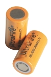 UltraFire 18350 Flat Top batterij 2 stuks (3.7 V, 1200 mAh)  AUL00031