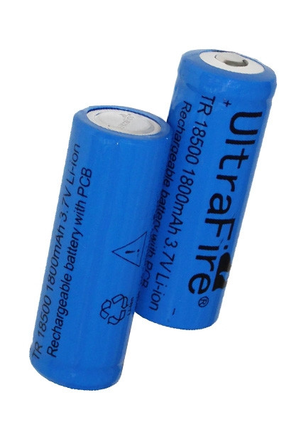 UltraFire 18500 batterij 2 stuks (1800 mAh)  AUL00005 - 1