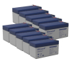 10 Stuks: Ultracell UL1.3-12 VRLA AGM Loodaccu's (12V, 1.3 Ah, T1 terminal)