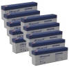 10 Stuks: Ultracell UL2.4-12 VRLA AGM Loodaccu's (12V, 2.4 Ah, T1 terminal)