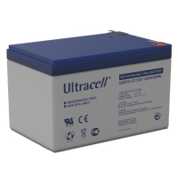 Ultracell UCG12-12 Deep Cycle Gel accu (12V, 12 Ah, T1 terminal)  AUL00034