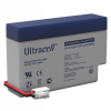 Ultracell UL0.8-12 VRLA AGM Loodaccu (12V, 0.8 Ah, JST aansluiting)  AUL00038