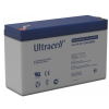 Ultracell UL12-6 VRLA AGM Loodaccu (6V, 12 Ah, T1 terminal)  AUL00028