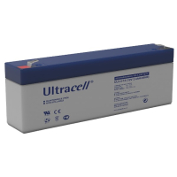 Ultracell UL2.4-12 VRLA AGM Loodaccu (12V, 2.4 Ah, T1 terminal) AUL00019