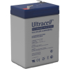 Ultracell UL4.5-6 VRLA AGM Loodaccu (6V, 4.5 Ah, T1 terminal)
