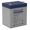 Ultracell UL5-12 VRLA AGM loodaccu (12V, 5.0 Ah, T1 terminal)