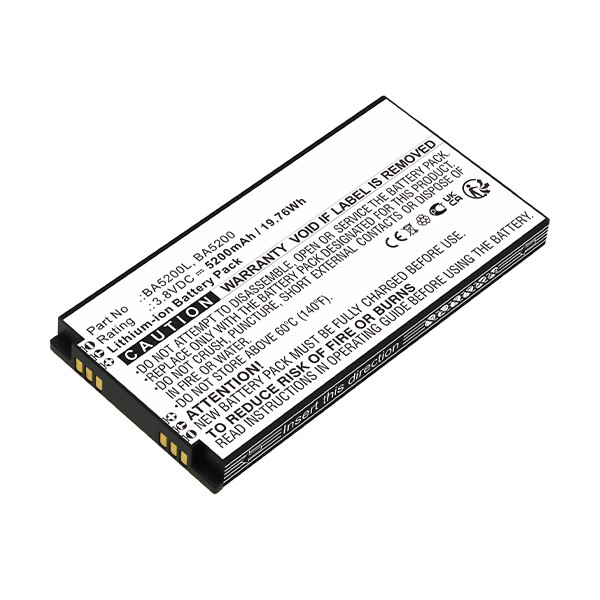 UniStrong BA5200 / BA5200L accu (5200 mAh, 123accu huismerk)  AUN00137 - 1