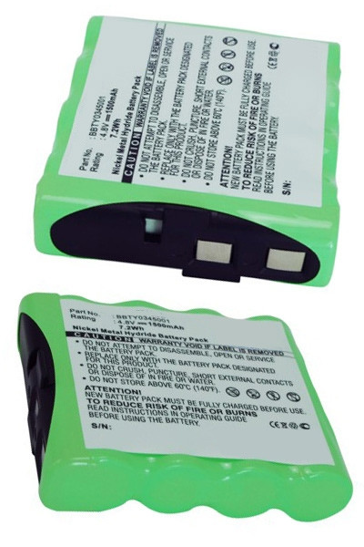 Uniden BT-098 / BBTY0345001 / CPB-458 accu (1500 mAh, 123accu huismerk)  AUN00062 - 1