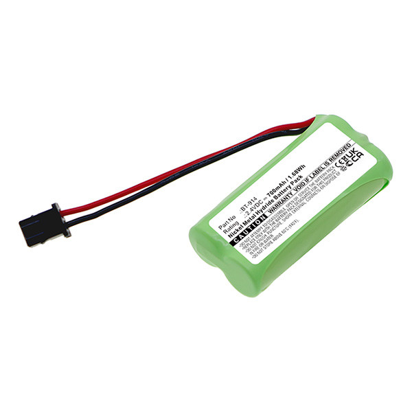 Uniden BT-914 / BT1008 accu (2.4 V, 700 mAh, 123accu huismerk)  AUN00135 - 1